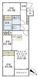 ビューテラス茗荷谷 2SLDKの間取図画像
