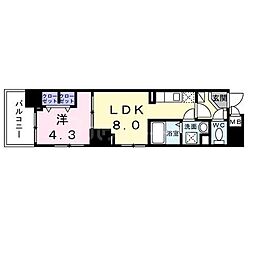 TSUKIMI-SO ガーデン 1LDKの間取図画像