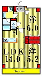 スカイグランデ千住 2階