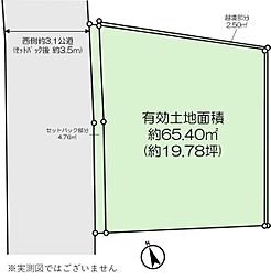 物件画像 市川市八幡3丁目 売地／建築条件付き