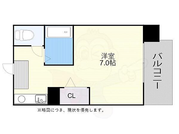 プレシャス薬院 ｜福岡県福岡市中央区薬院３丁目(賃貸マンション1K・7階・21.28㎡)の写真 その2