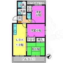 ローヤル南福岡  ｜ 福岡県福岡市博多区井相田３丁目（賃貸マンション3LDK・4階・70.04㎡） その2