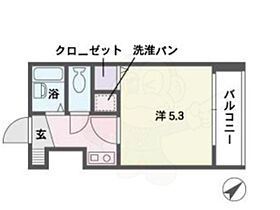 福岡県福岡市中央区清川１丁目（賃貸マンション1K・2階・17.70㎡） その2