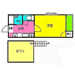 間取図画像 1K