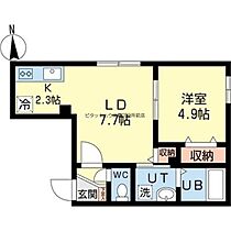 北海道札幌市東区北七条東4丁目（賃貸マンション1LDK・2階・34.30㎡） その2