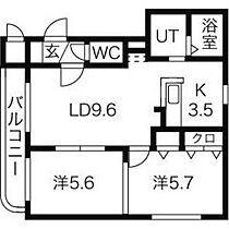 I claire アイクレール元町  ｜ 北海道札幌市東区北二十八条東17丁目（賃貸マンション2LDK・1階・51.02㎡） その2