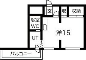 クラークイン  ｜ 北海道札幌市中央区南四条東4丁目（賃貸アパート1DK・4階・33.97㎡） その2