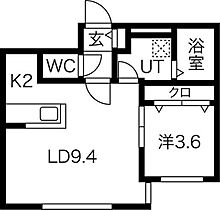 シティプレミア麻生  ｜ 北海道札幌市北区麻生町1丁目（賃貸マンション1LDK・1階・33.20㎡） その2