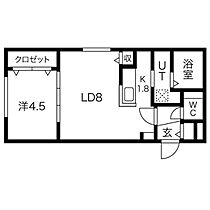 Fuente27  ｜ 北海道札幌市北区北二十七条西4丁目（賃貸マンション1LDK・4階・34.00㎡） その2