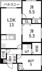 物件の間取り