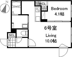 ラグランジュ元町 1LDKの間取図画像