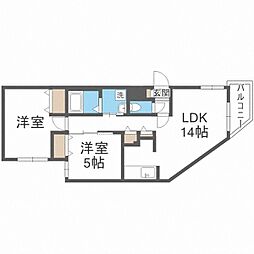 フランシーズ北10条 3階/-