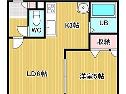 ノースパレスN42 2階/-