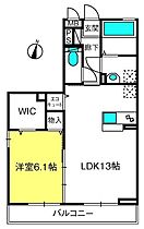 ゴールドパストラル　V  ｜ 埼玉県越谷市蒲生西町2丁目4-33（賃貸アパート1LDK・2階・48.68㎡） その2