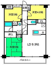 アン・リミエール 3LDKの間取図画像