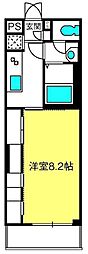 リブリ・レガーロ 1Kの間取図画像