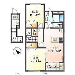 物件の間取り