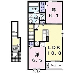 杜の風 人来田 2階/-