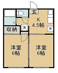 イン南八木山 1階/-