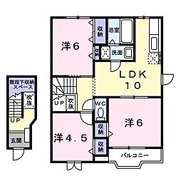 ニュークレストール上野山 2階/-