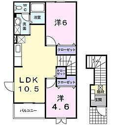 マーベラス E棟 2階