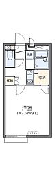 レオネクストサンテラス 1Kの間取図画像