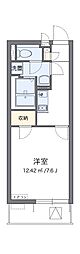 クレイノやまぼうし 1Kの間取図画像