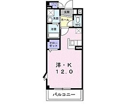 MarvelousTOMIZAWA ワンルームの間取図画像