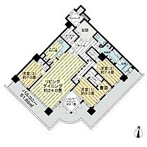 ライオンズタワー仙台広瀬  ｜ 宮城県仙台市青葉区広瀬町（賃貸マンション3LDK・31階・141.67㎡） その2