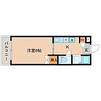 平和マンション上杉  ｜ 宮城県仙台市青葉区梅田町3-15（賃貸マンション1K・2階・20.15㎡） その2