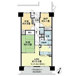 間取図画像 2SLDK