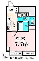 間取図画像 1K