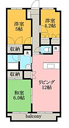 石津レジデンス 3LDKの間取図画像