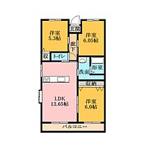 プライムライフ D-2 ｜ 静岡県静岡市駿河区中田４丁目3-43（賃貸マンション3LDK・4階・68.42㎡） その2