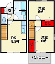 Bambini沖田 101 ｜ 福岡県北九州市八幡西区沖田４丁目11-13（賃貸アパート2LDK・2階・53.00㎡） その2