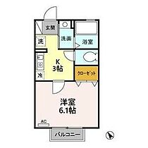 愛知県名古屋市北区如意１丁目（賃貸アパート1K・2階・23.48㎡） その2