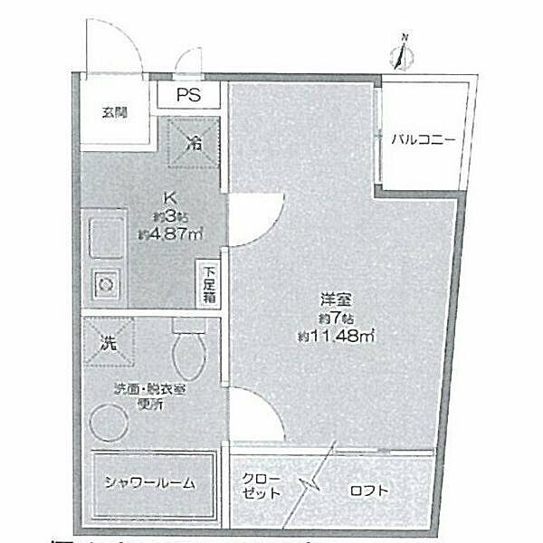 愛知県名古屋市東区泉３丁目(賃貸アパート1K・4階・24.15㎡)の写真 その2