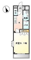 愛知県名古屋市北区米が瀬町（賃貸アパート1K・1階・31.02㎡） その2