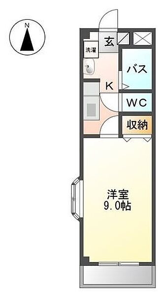 愛知県名古屋市西区上橋町(賃貸アパート1K・2階・26.70㎡)の写真 その1