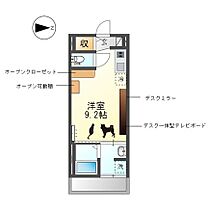 愛知県名古屋市西区歌里町（賃貸アパート1R・3階・26.32㎡） その2