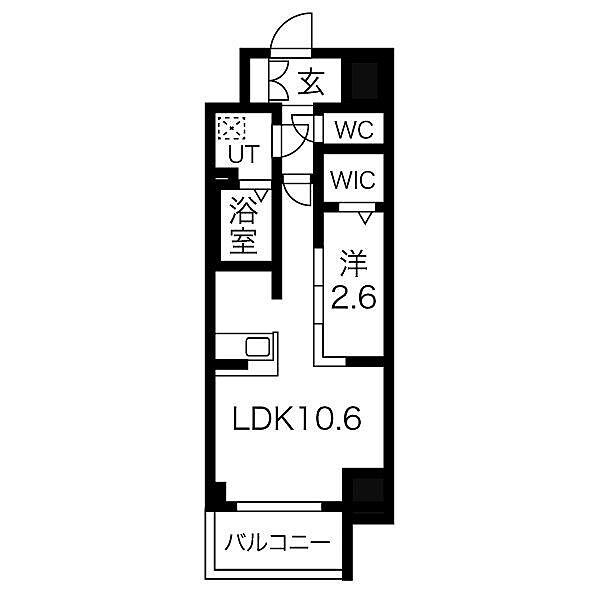 愛知県名古屋市千種区今池５丁目(賃貸マンション1LDK・12階・35.15㎡)の写真 その2