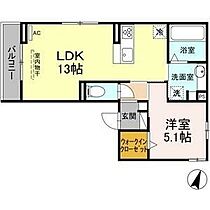 愛知県名古屋市西区江向町２丁目（賃貸アパート1LDK・3階・43.46㎡） その2