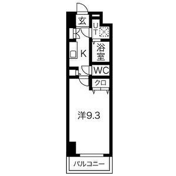 愛知県名古屋市東区東桜１丁目(賃貸マンション1K・7階・29.39㎡)の写真 その2