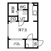 愛知県名古屋市北区上飯田通２丁目（賃貸アパート1R・1階・20.14㎡） その2