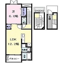 愛知県名古屋市北区中味鋺３丁目（賃貸アパート1LDK・3階・52.99㎡） その2