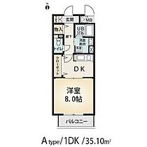 愛知県名古屋市北区清水２丁目（賃貸マンション1DK・4階・35.10㎡） その2