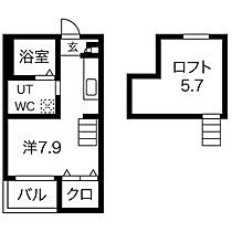 愛知県名古屋市北区杉栄町４丁目（賃貸アパート1K・2階・20.46㎡） その2