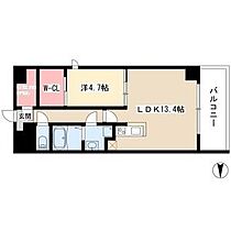 愛知県名古屋市東区泉２丁目（賃貸マンション1LDK・14階・48.93㎡） その2