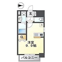 愛知県名古屋市北区杉栄町４丁目（賃貸マンション1R・9階・26.00㎡） その2