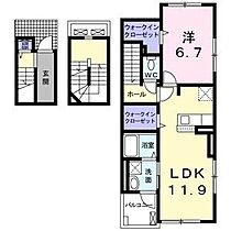 愛知県名古屋市北区楠２丁目（賃貸アパート1LDK・3階・44.88㎡） その2